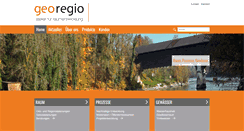Desktop Screenshot of georegio.ch